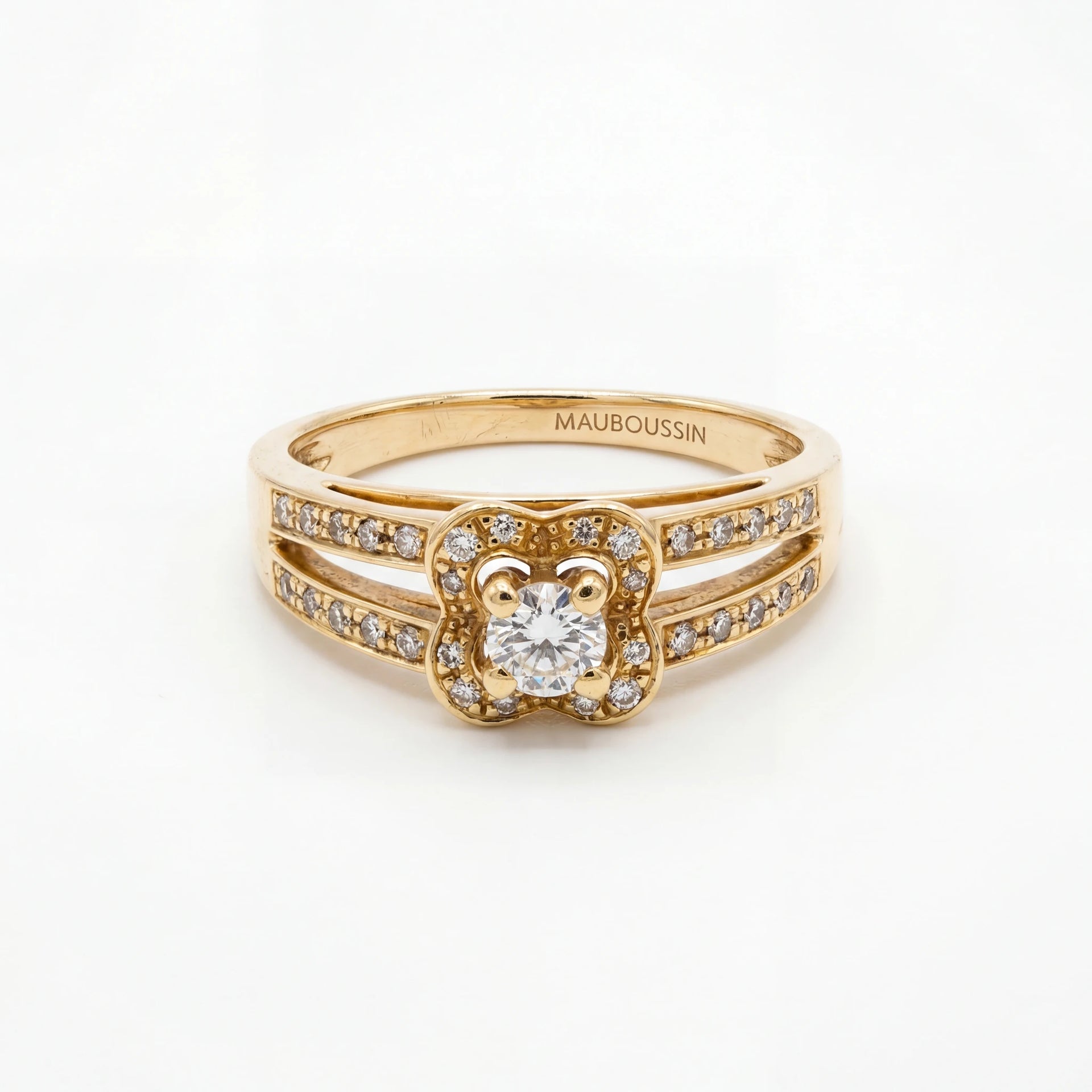 Mauboussin Bague Chance of love Or jaune et Diamant