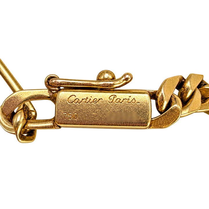 Cartier Collier or et Diamant pavage