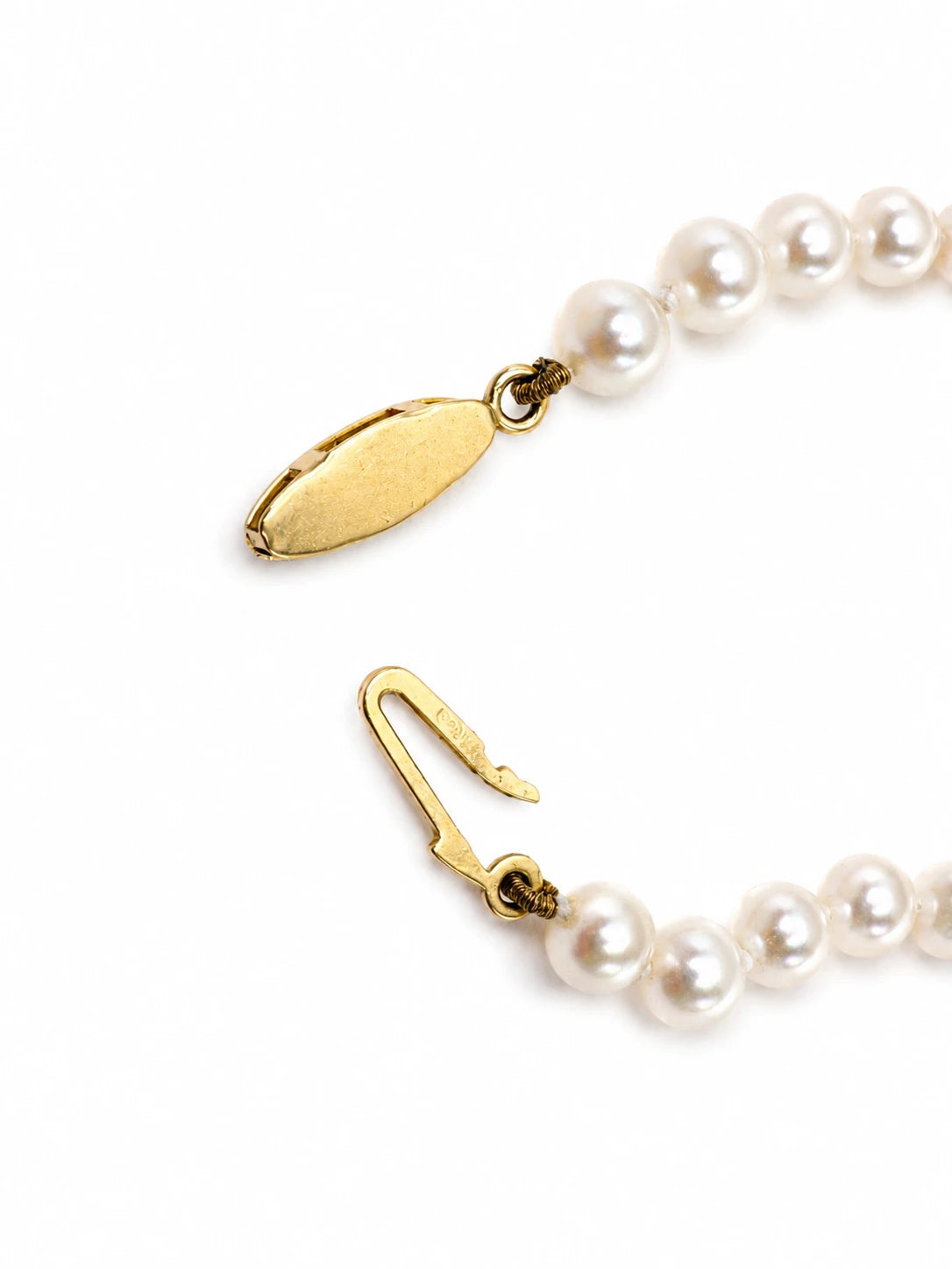 Collier or et Perles