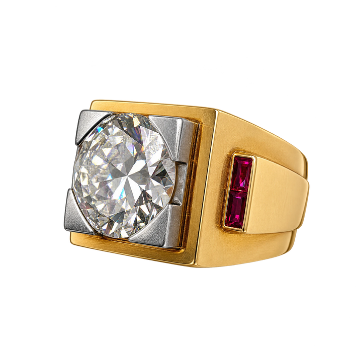 Bague or et Diamant