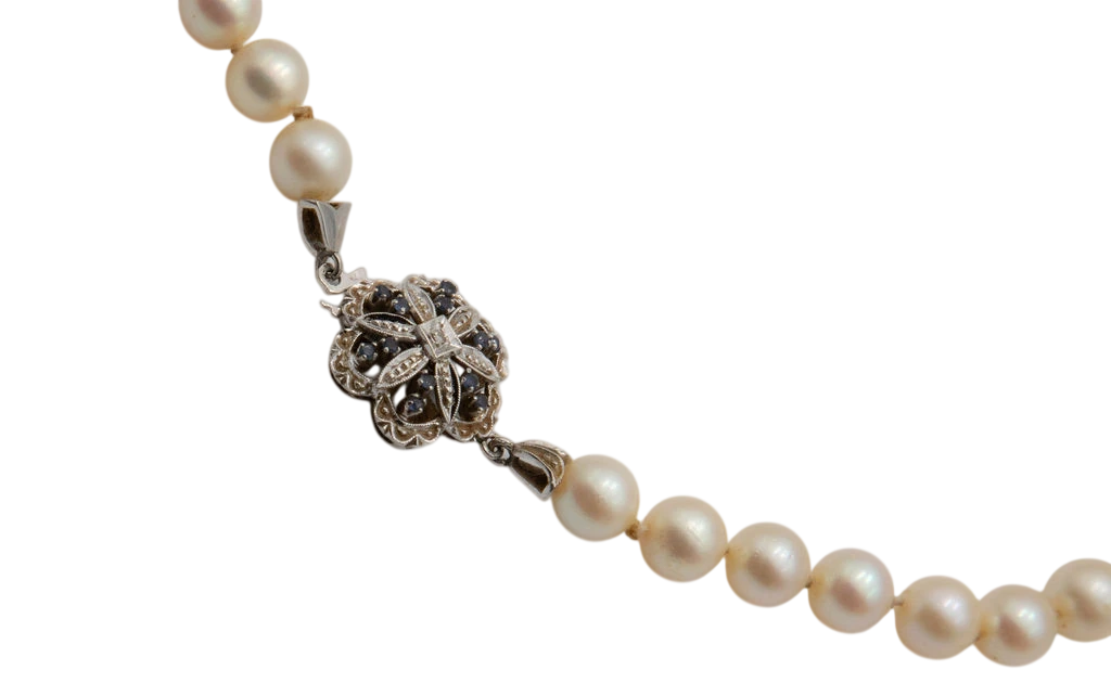 Collier or et Perle