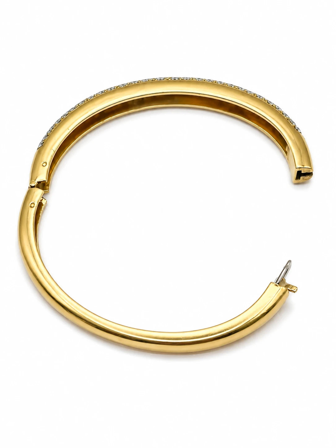 Bracelet or et Diamant pavage