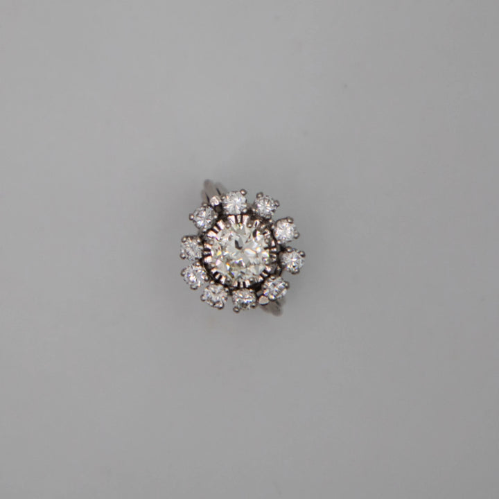 Bague platine et Diamant