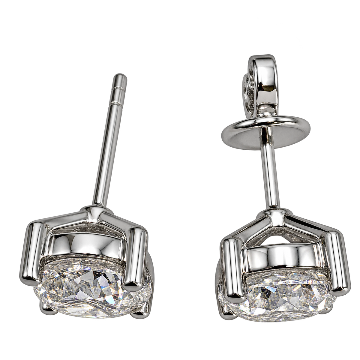 Boucles d'oreilles or et Diamant