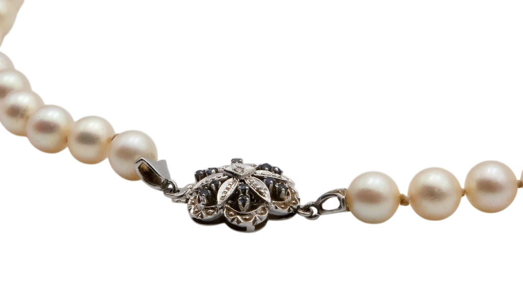 Collier or et Perle