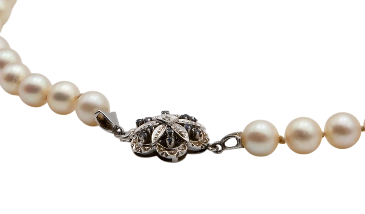 Collier or et Perle