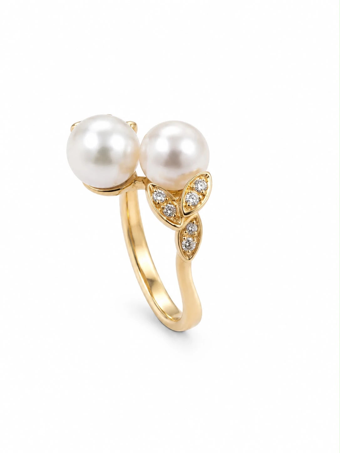 Bague or et Perle