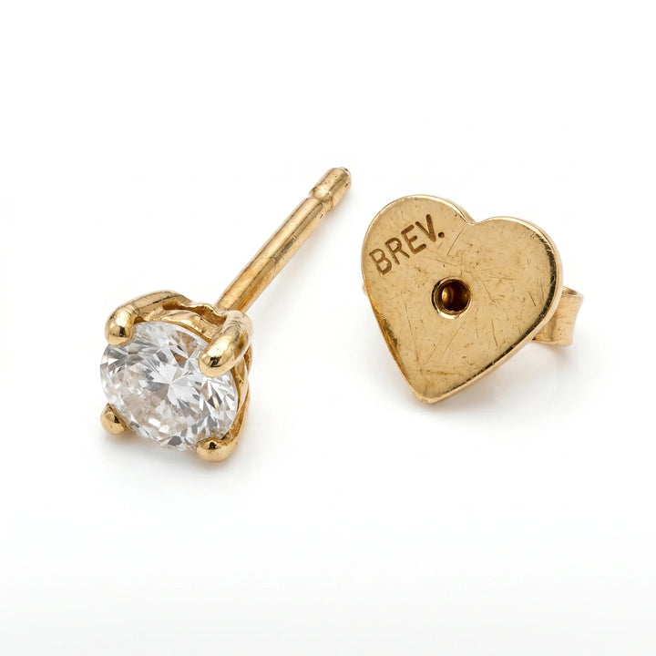 Boucles d'oreilles Or jaune et Diamant