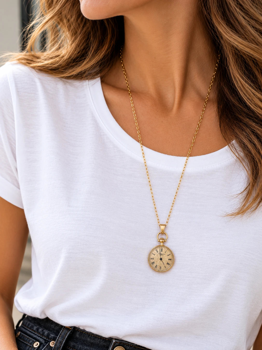 Chopard montre gousset Pendentif or