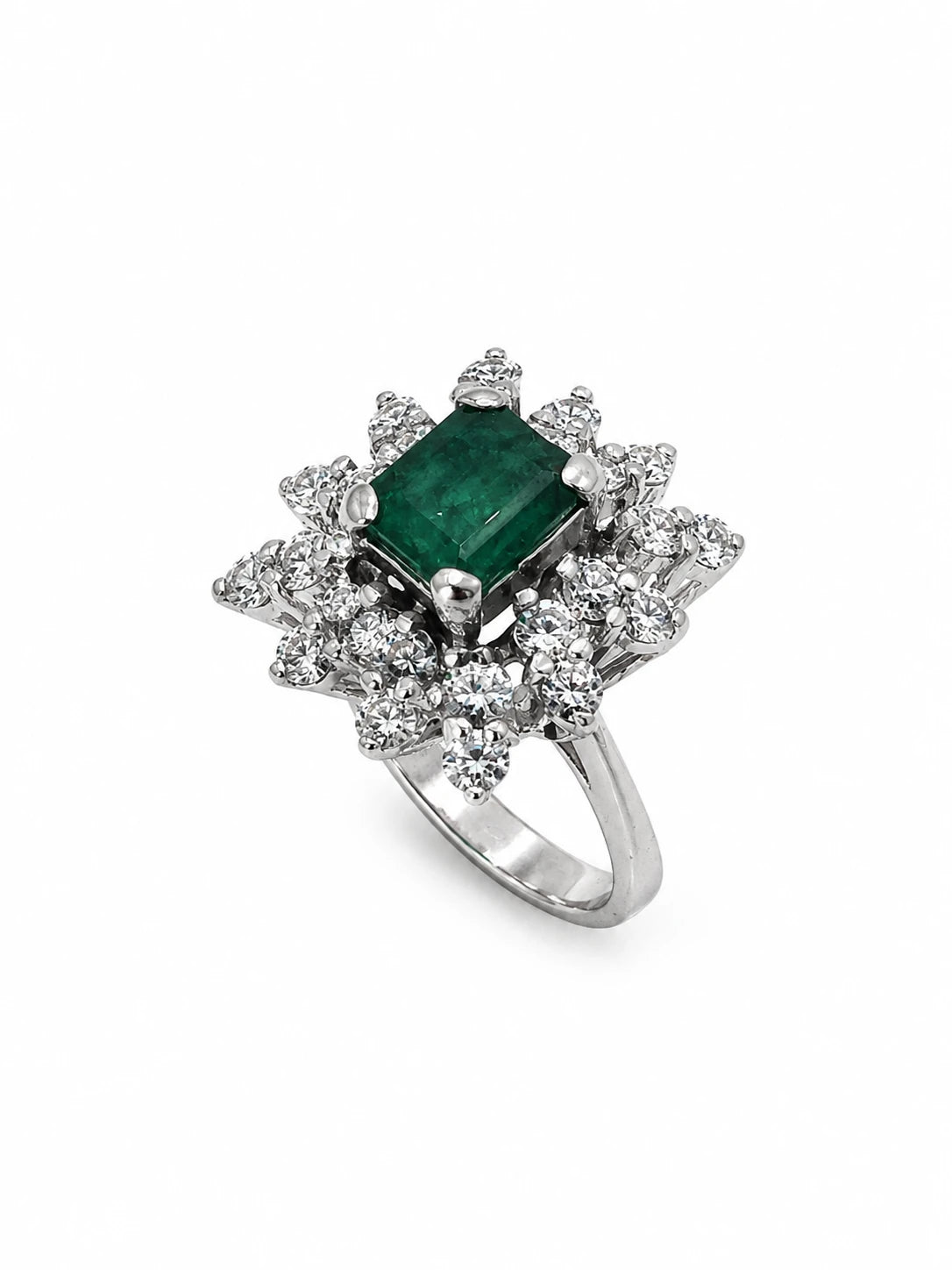 Bague or et Émeraude