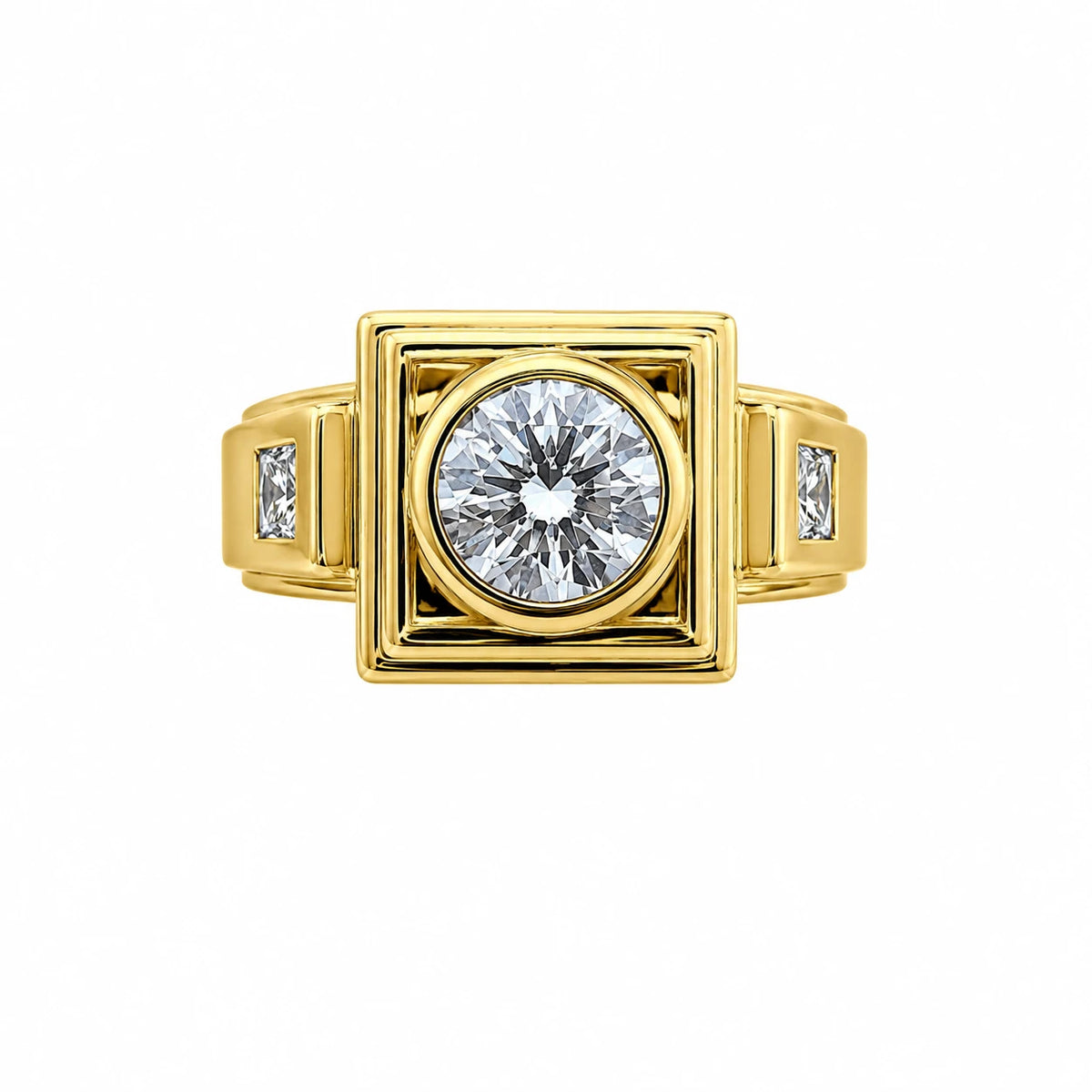 Bague or et Diamant