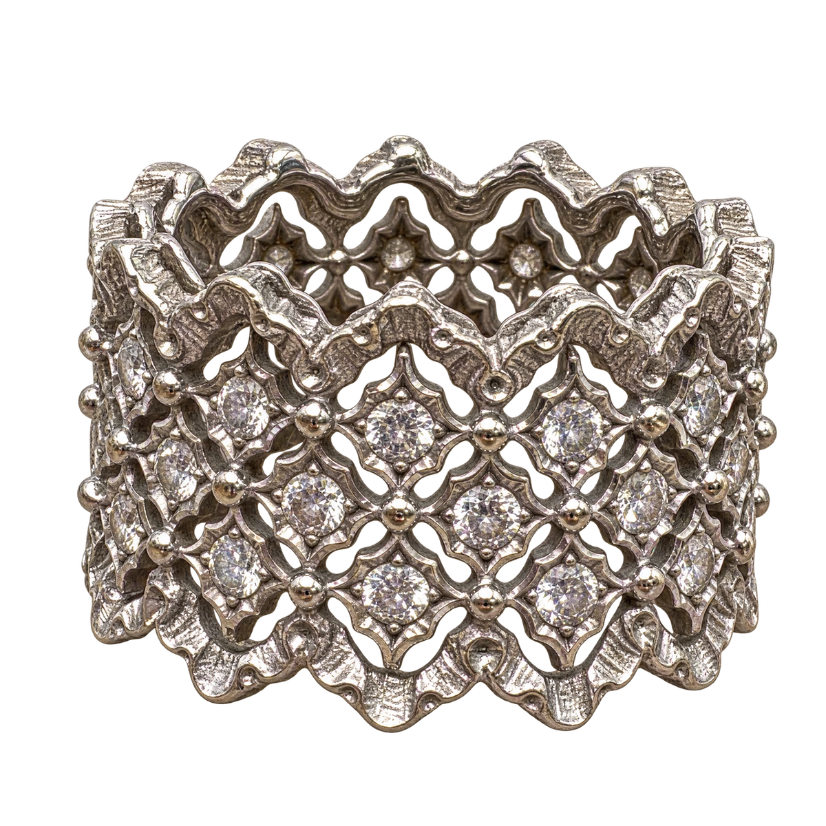 Buccellati Bague Eternelle Rombi or et Diamants