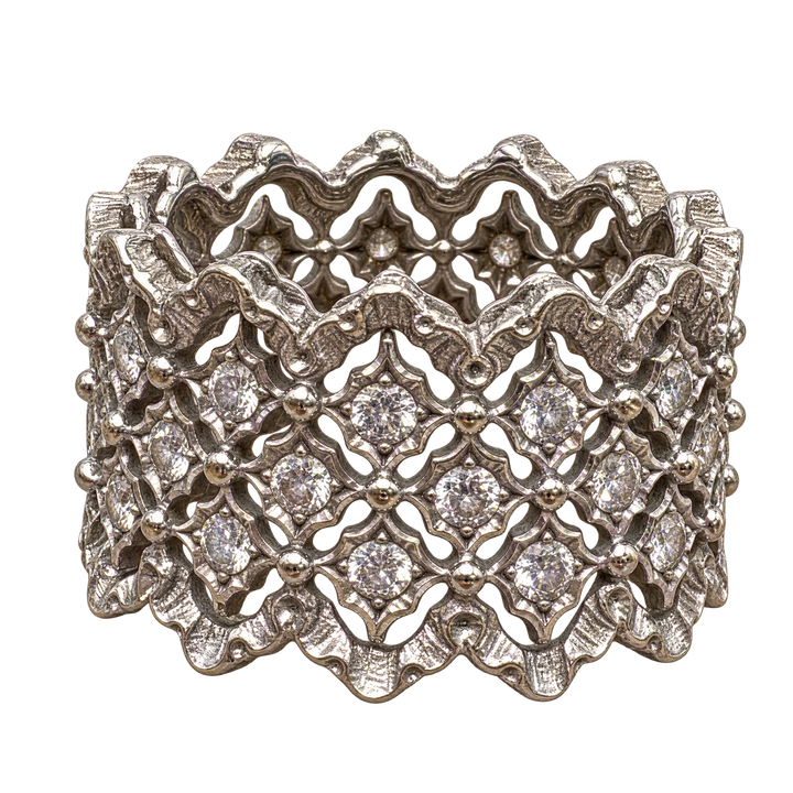Buccellati Bague Eternelle Rombi or et Diamants