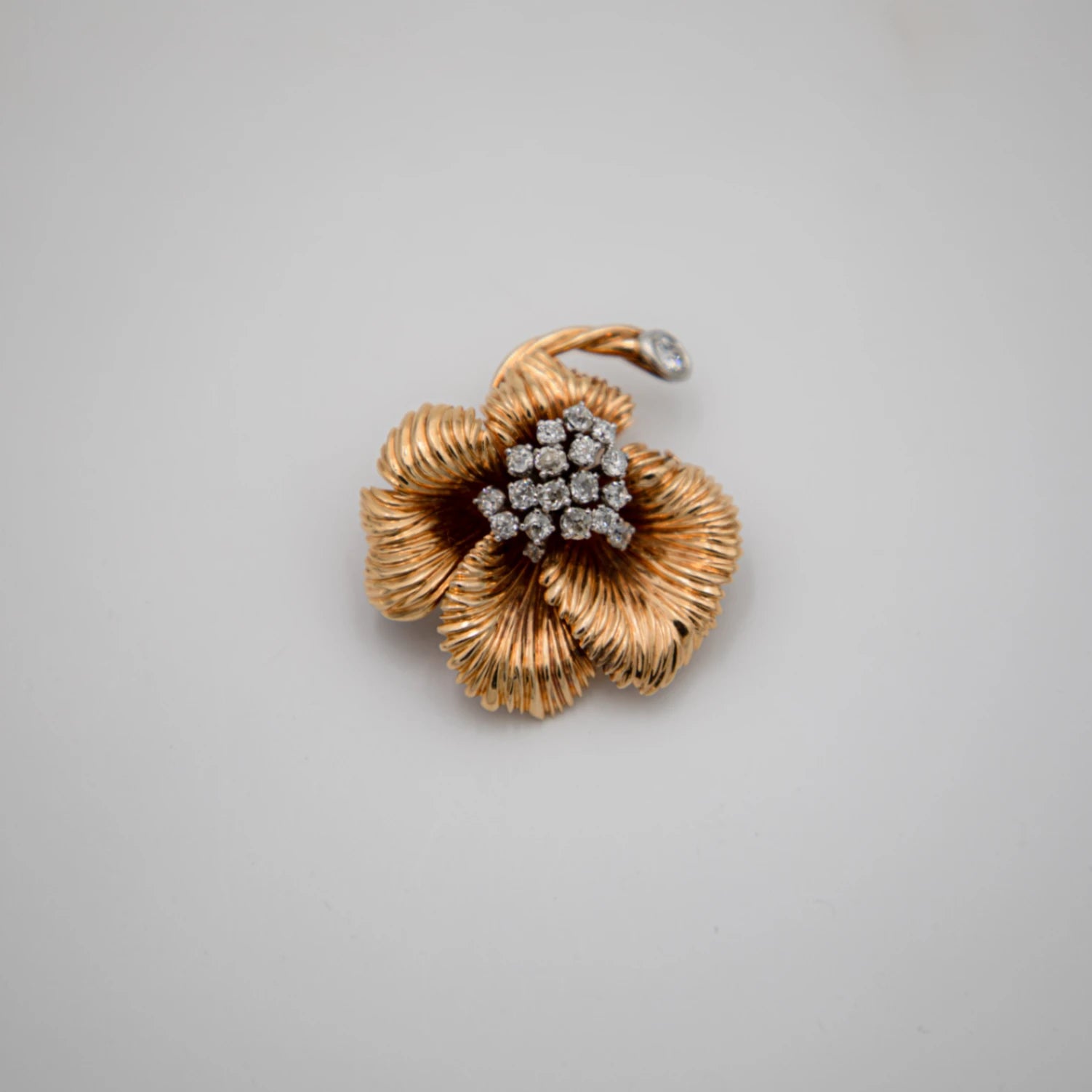 Broche or et Diamant