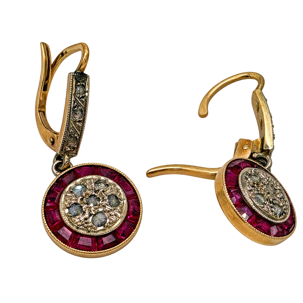 Boucles d'oreilles or et Diamant