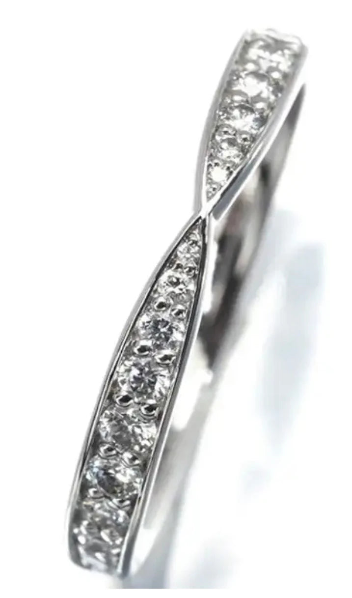 Tiffany & Co. Bague Platine et Diamant