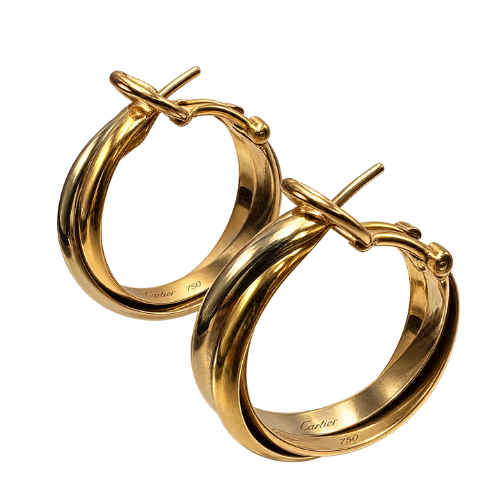Cartier Boucles d'oreilles Trinity or