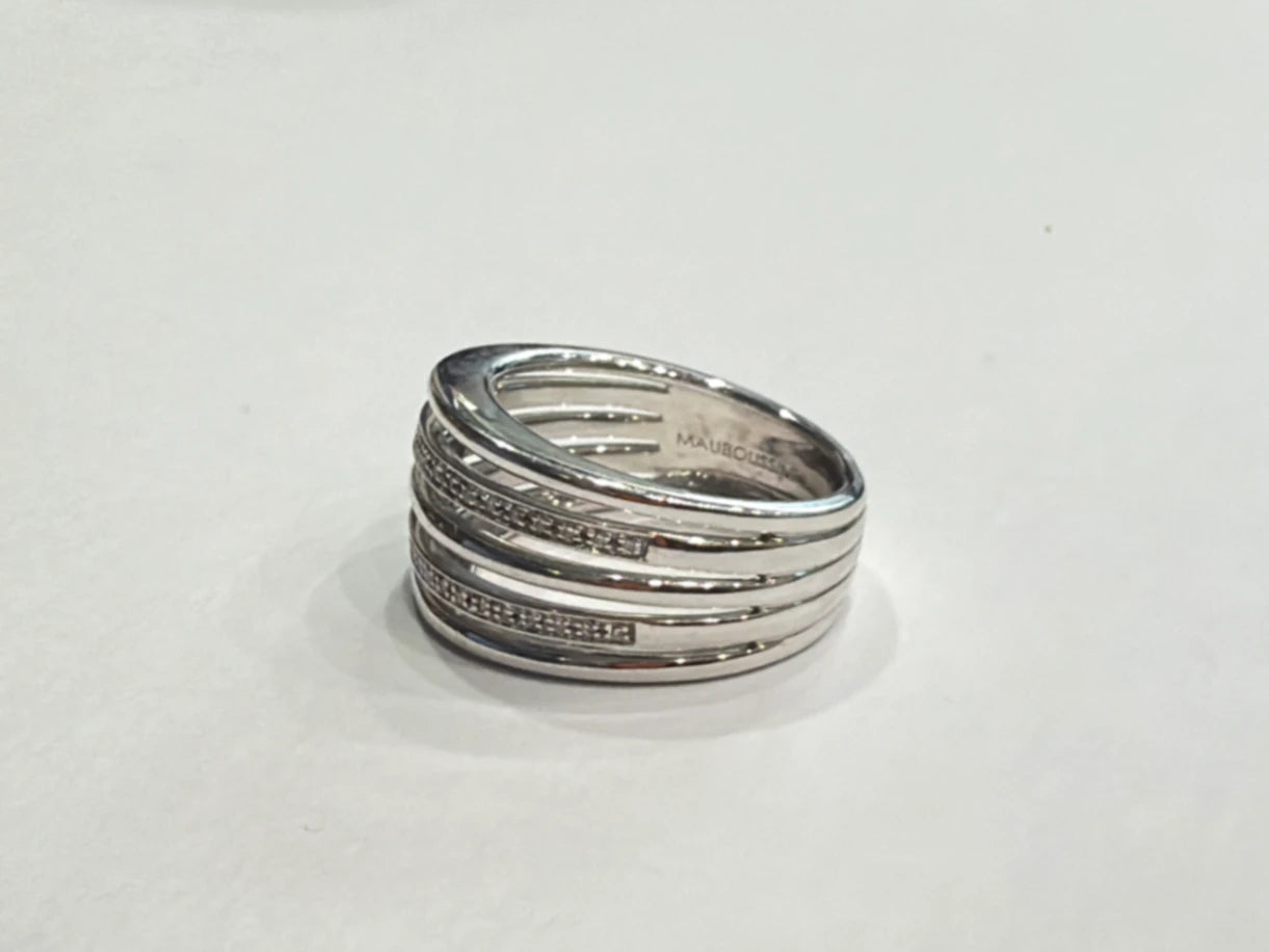 Mauboussin Bague Osez la route de diamants or et Diamant
