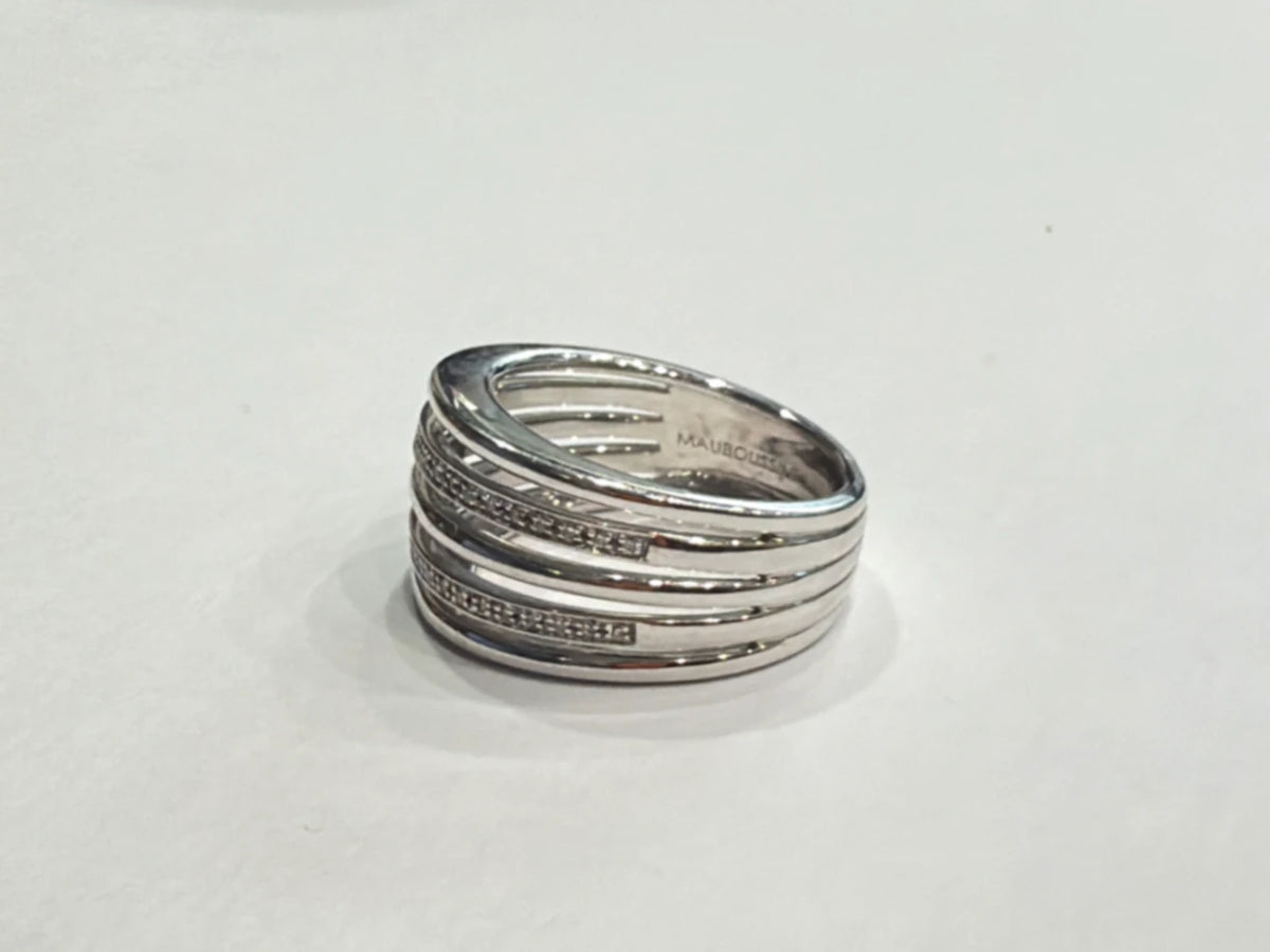 Mauboussin Bague Osez la route de diamants or et Diamant