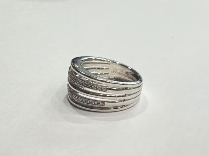 Mauboussin Bague Osez la route de diamants or et Diamant