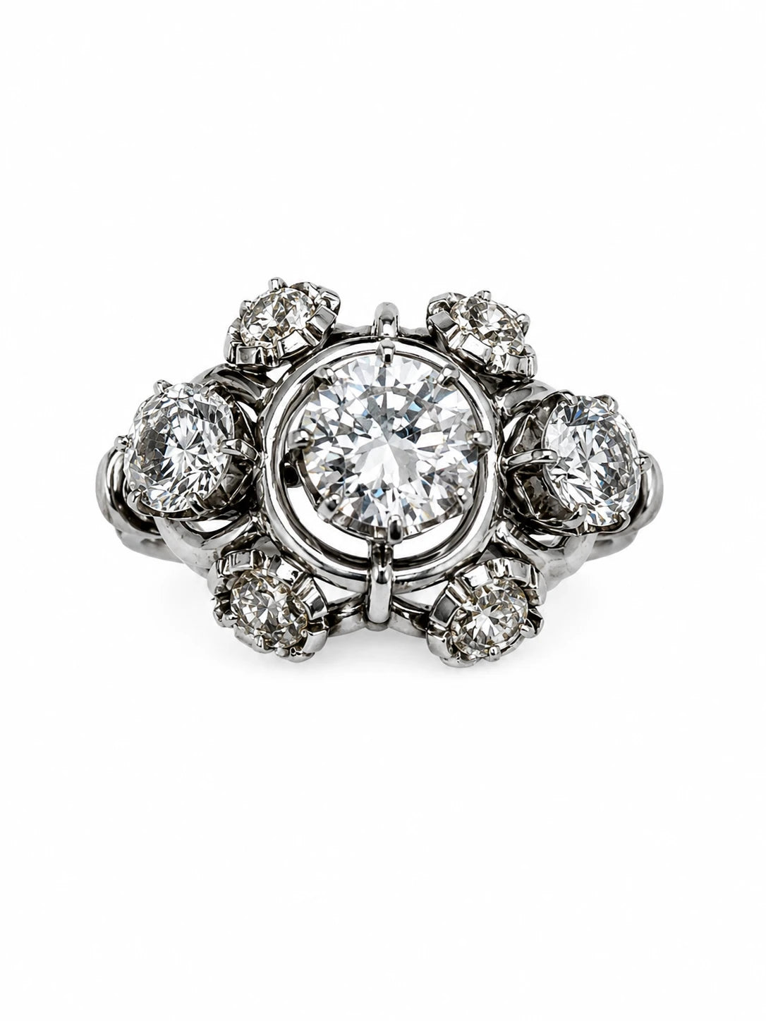 Bague Platine et Diamants