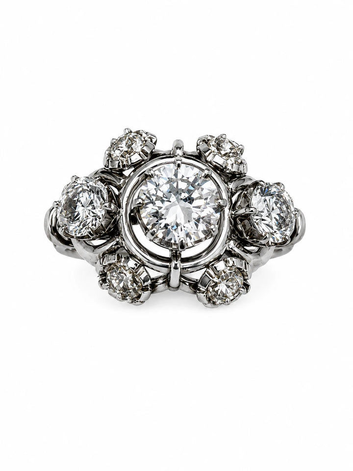 Bague Platine et Diamants