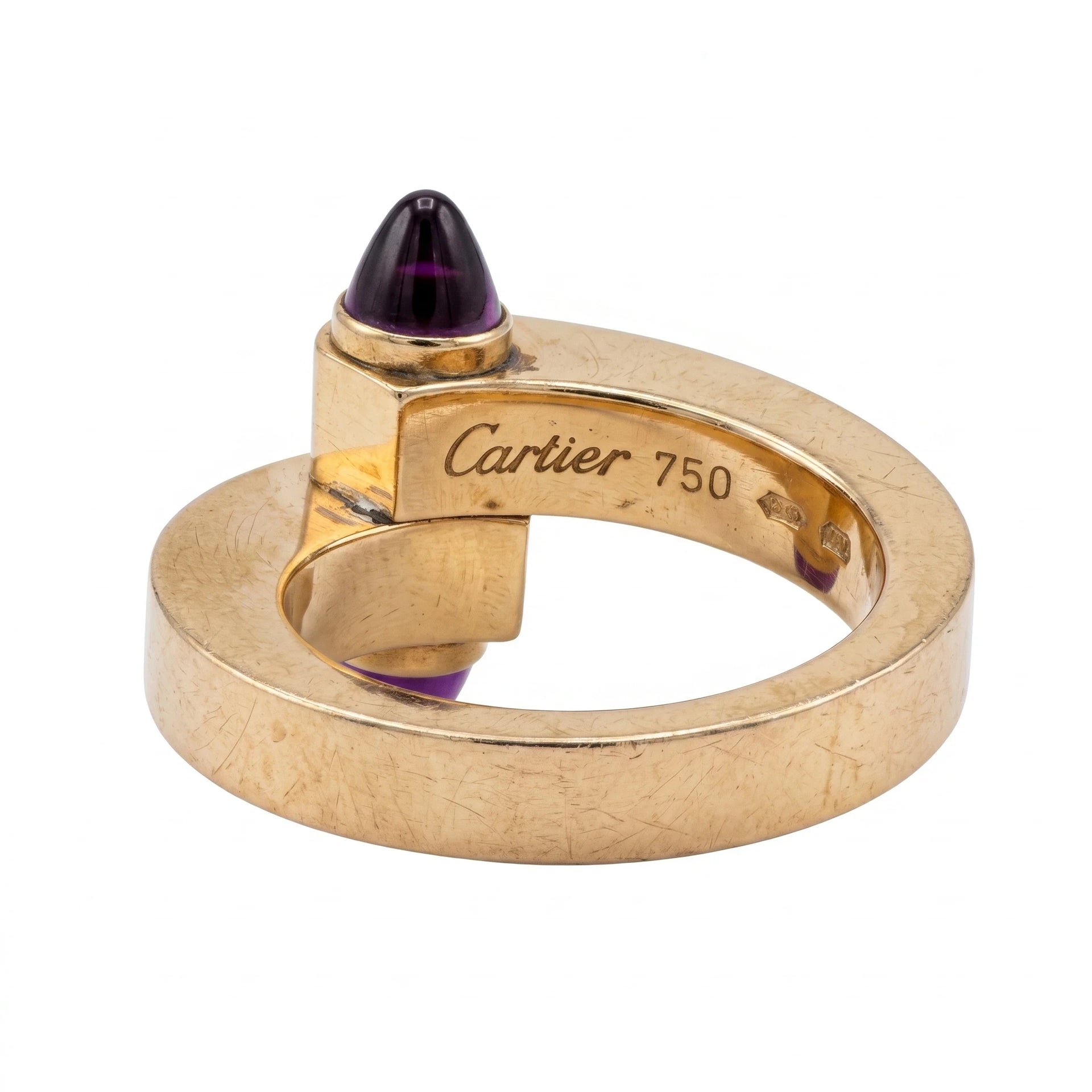 Cartier Bague Menottes Or jaune et Grenat