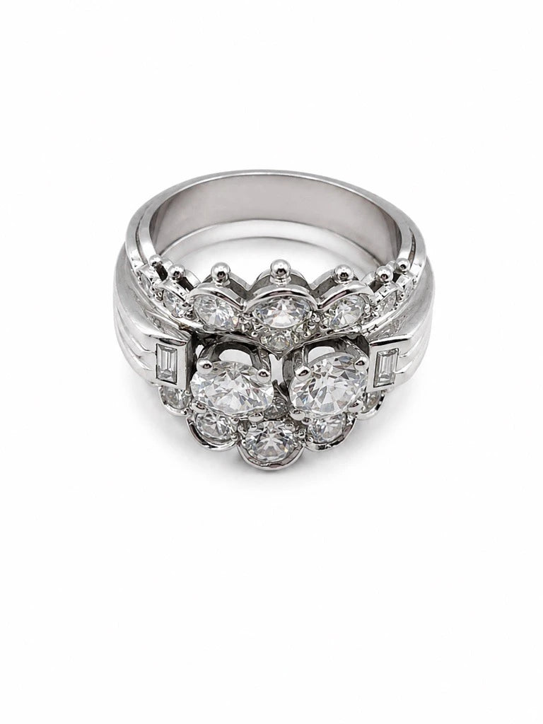 Bague platine et Diamant