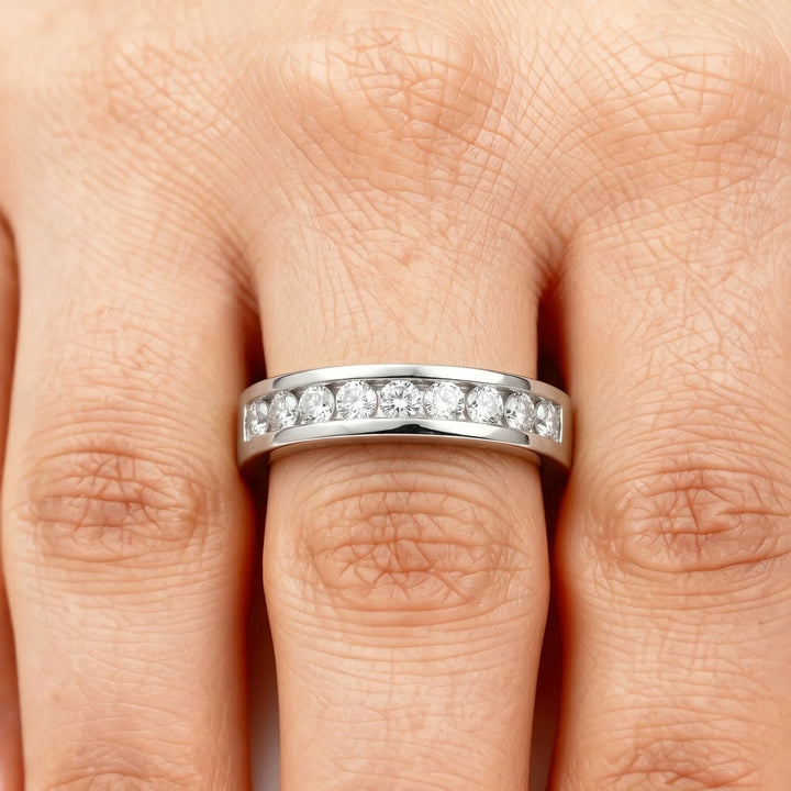 Bague or et Diamant pavage