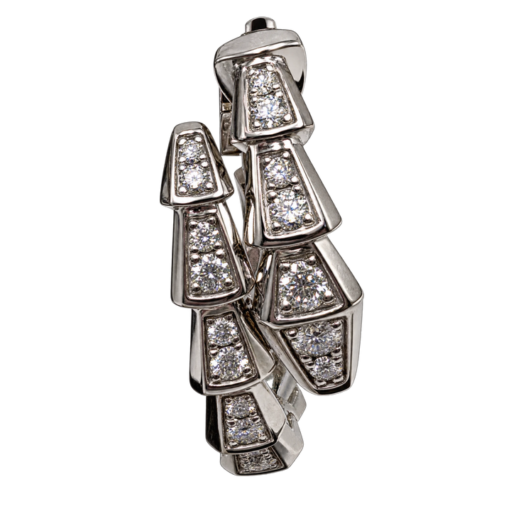 Bulgari Boucles d'oreilles Serpenti or et Diamant