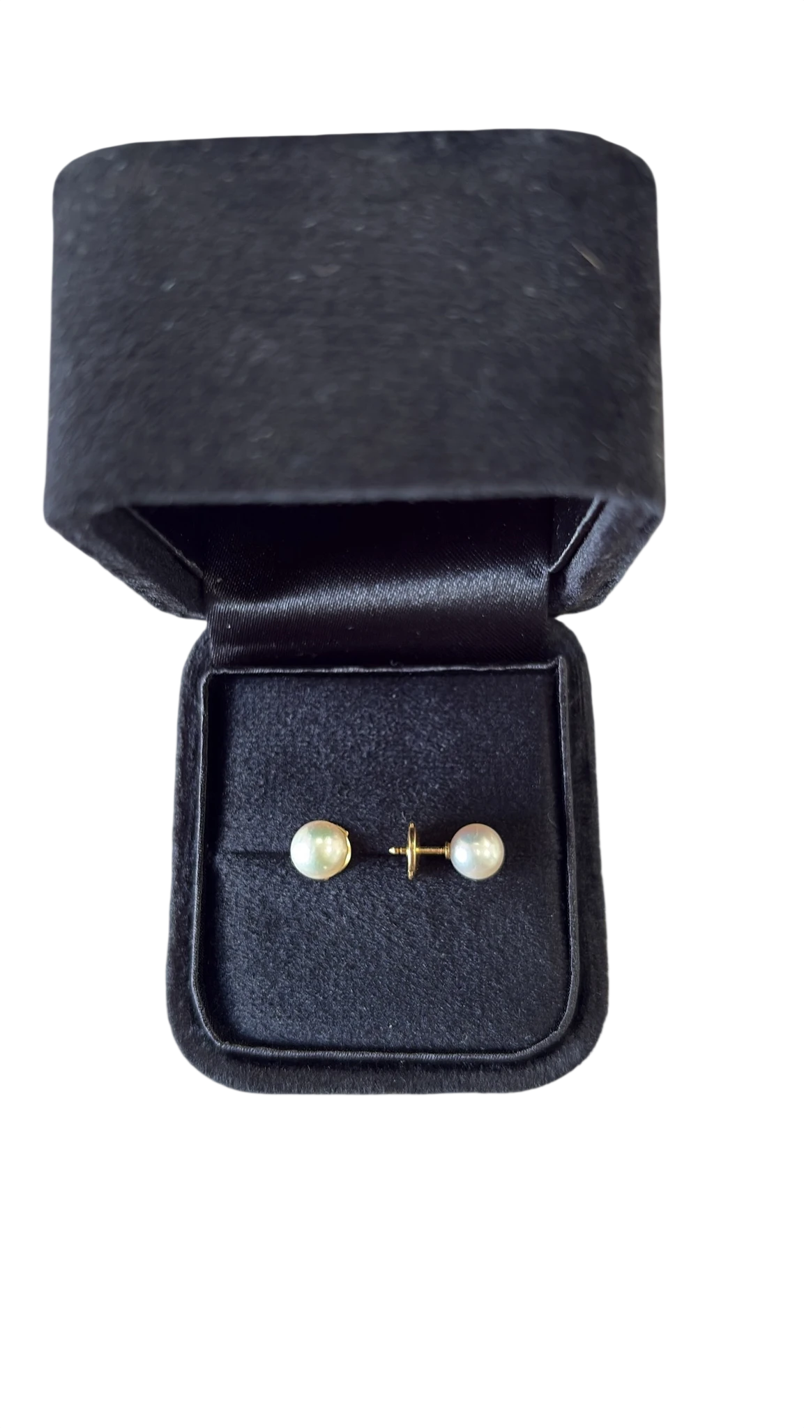 Boucles d'oreilles or et Perle de culture