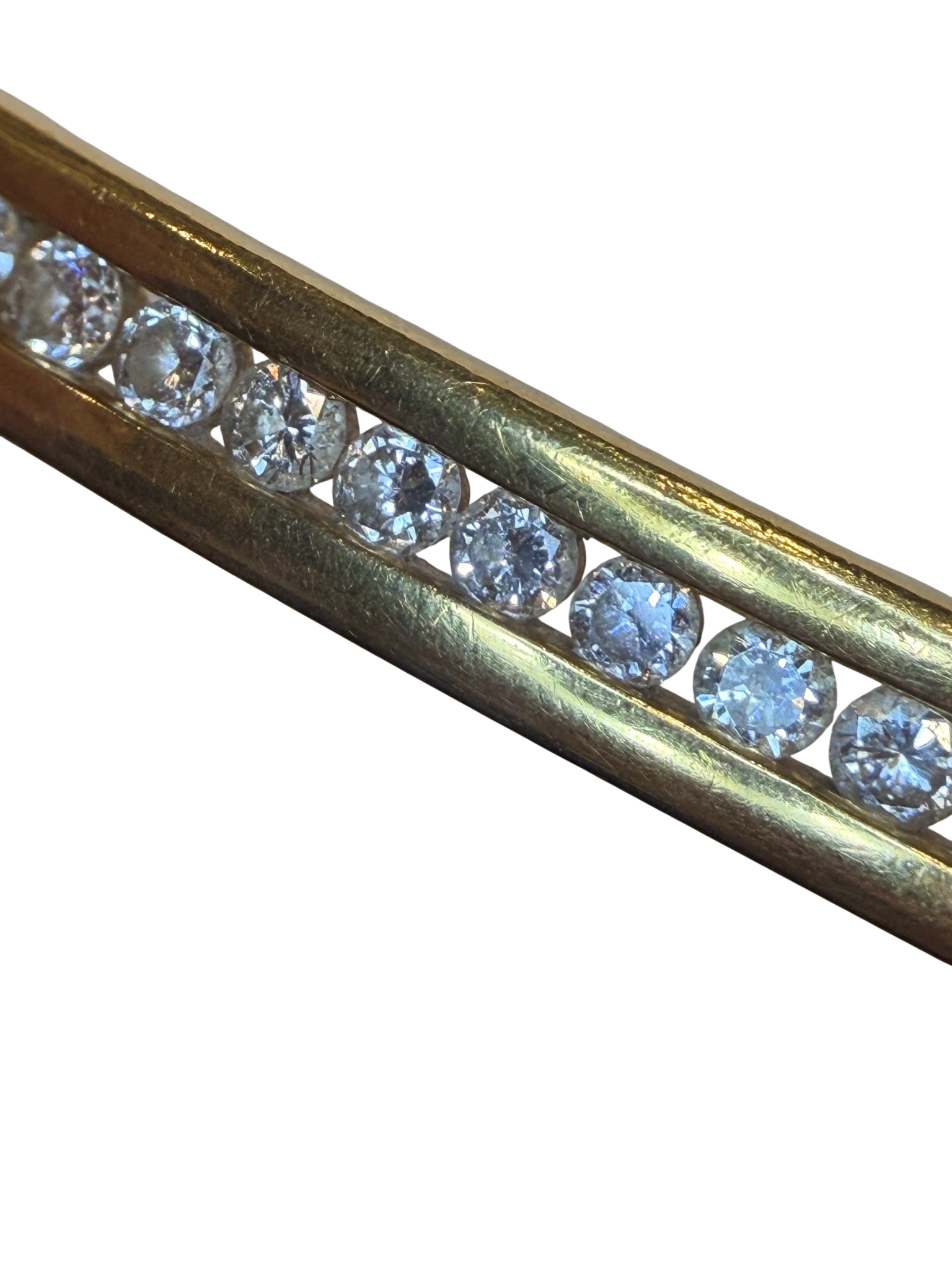 Bracelet Or jaune et Diamant pavage