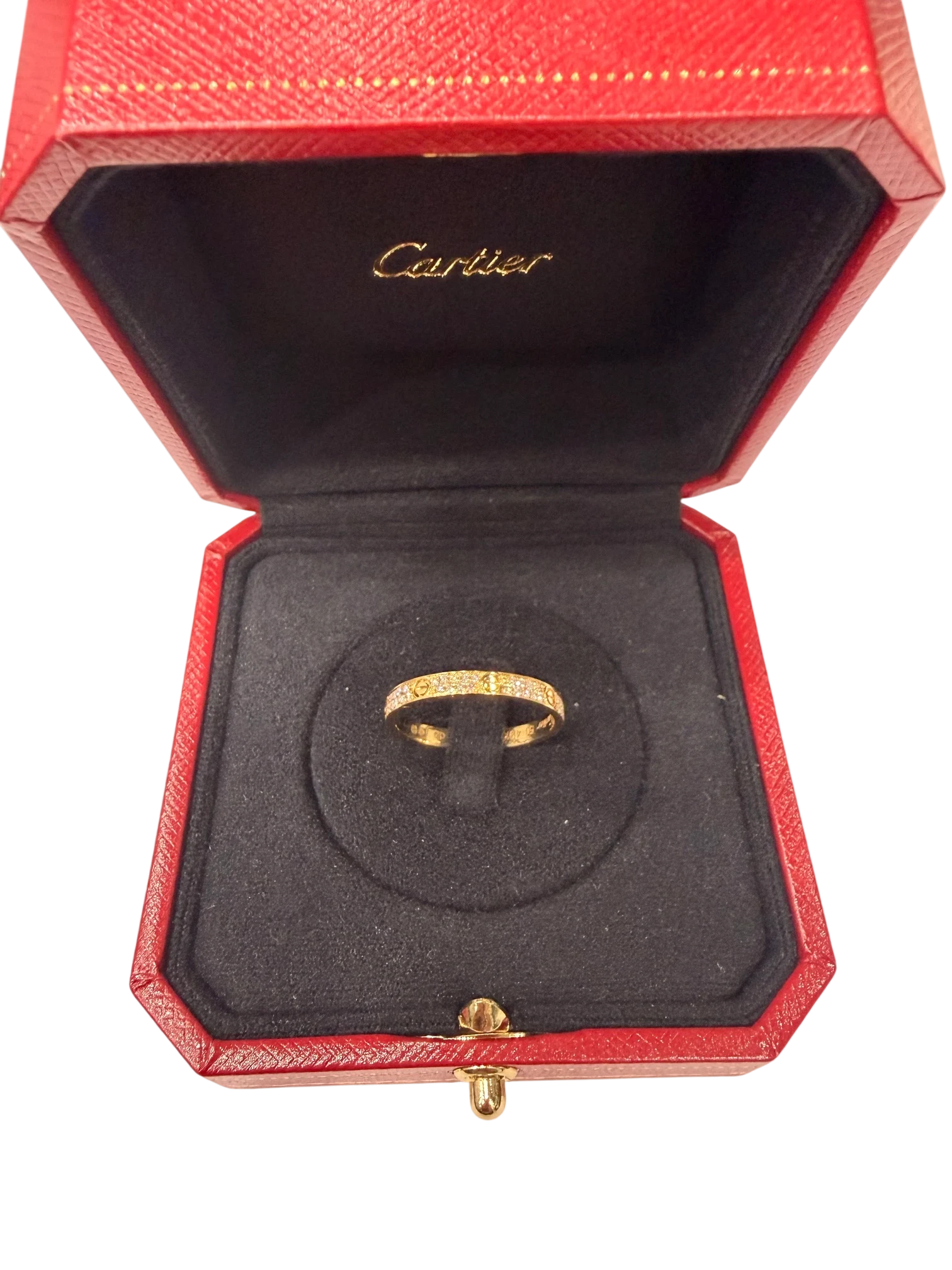 Cartier Bague Love Or jaune et Diamant pavage