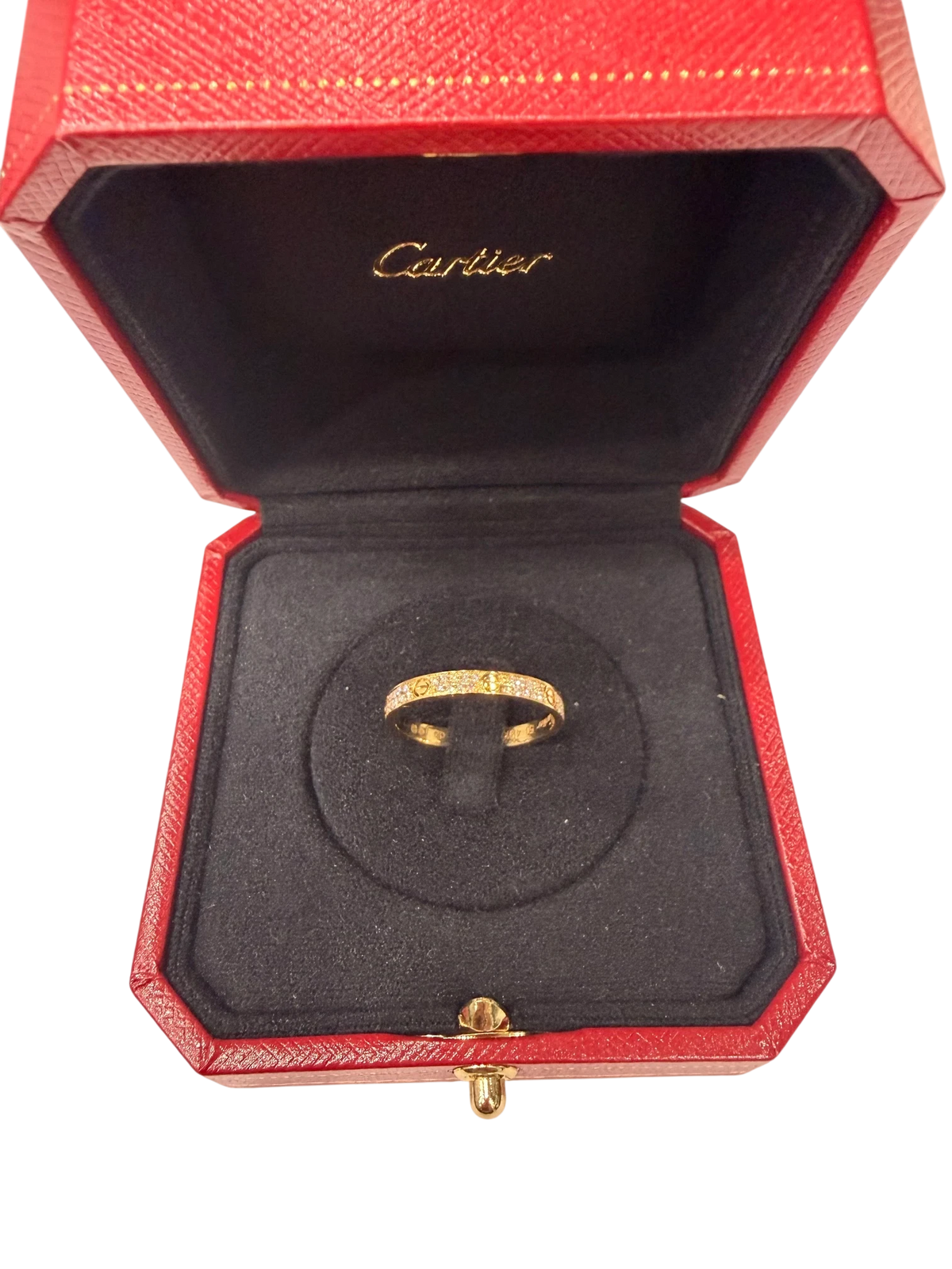 Cartier Bague Love or et Diamant pavage