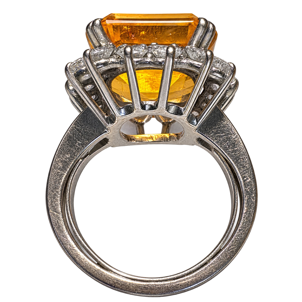 Bague or et Citrine