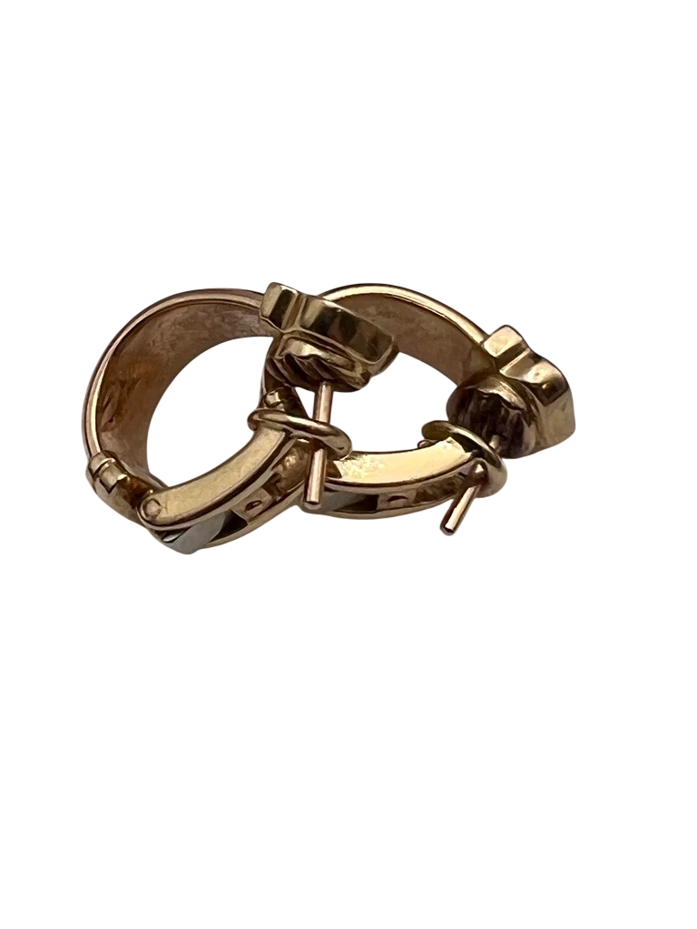 Cartier Boucles d'oreilles Double C or