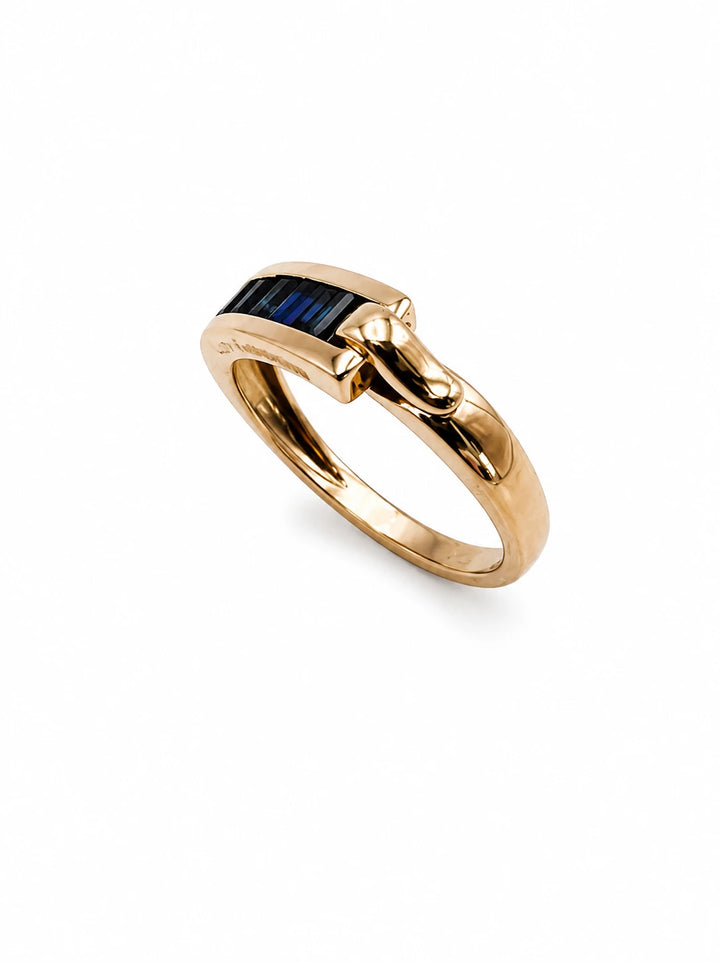 Guy Laroche Bague or et Saphir