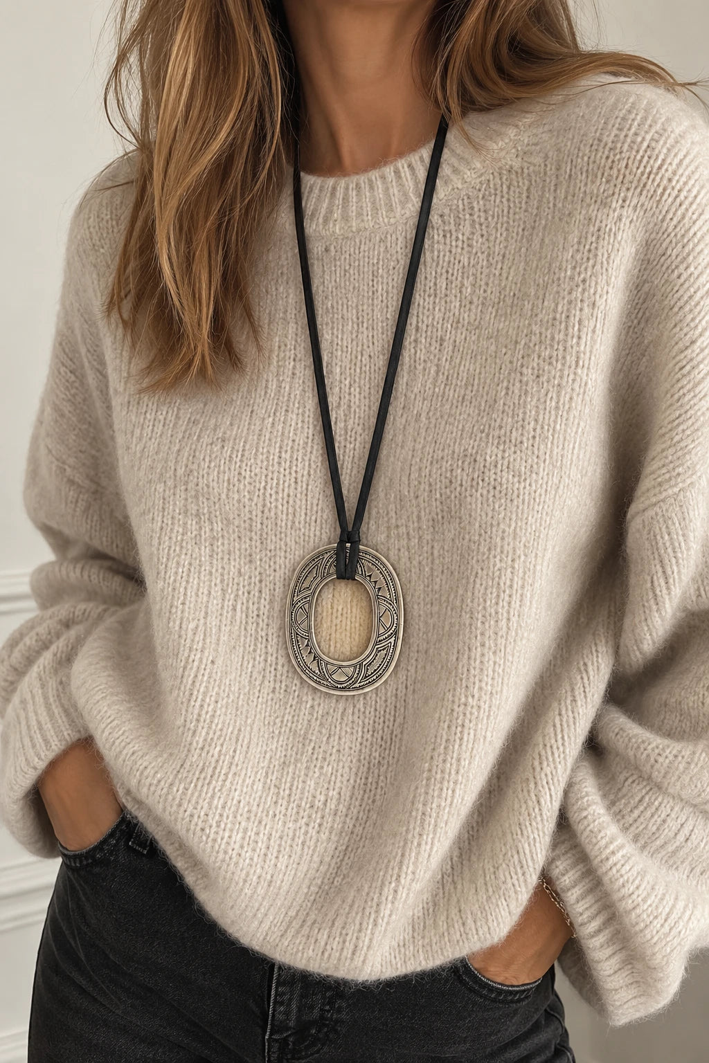 Collier Hermes Touareg argent