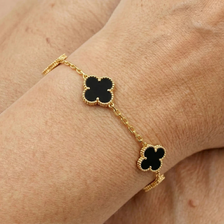 Van Cleef & Arpels Bracelet Alhambra Or jaune et Onyx