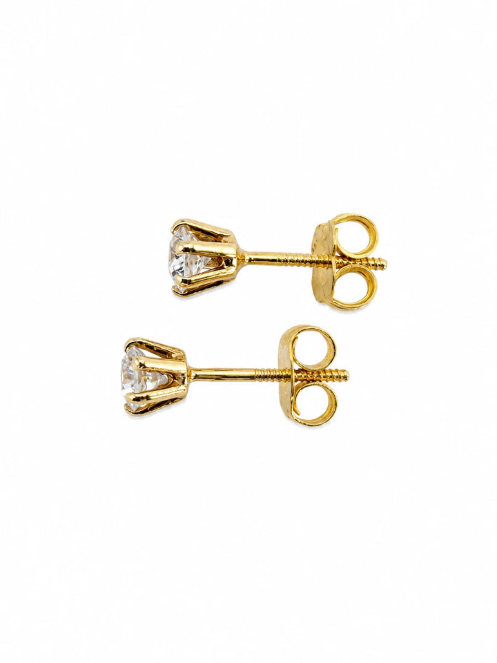 Boucles d'oreilles or et Diamant