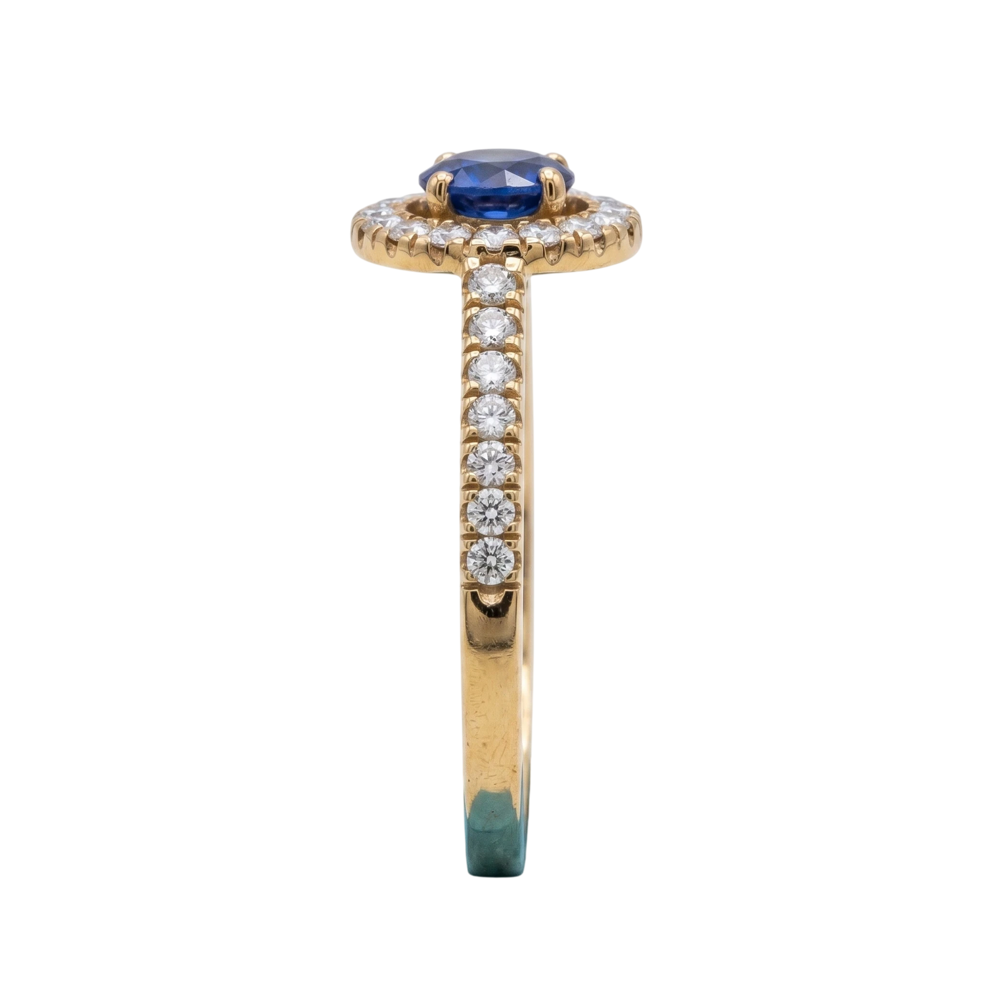April by Bague or et Saphir