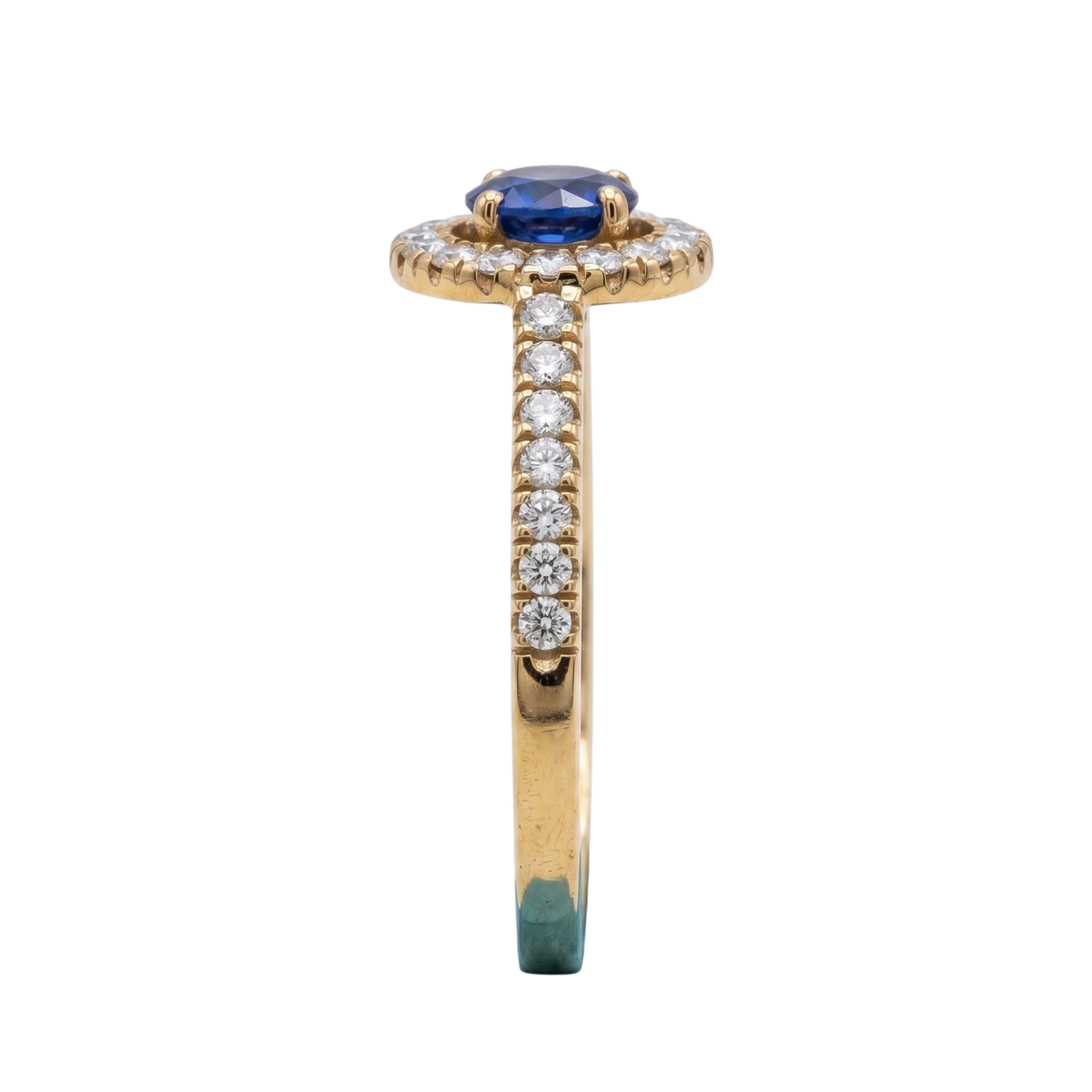 April by Bague or et Saphir