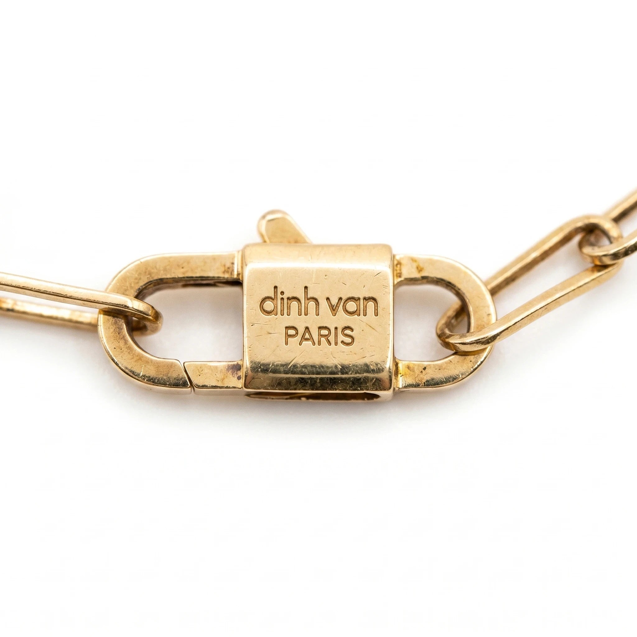 Dinh van Bracelet Menottes Or jaune et Diamant pavage