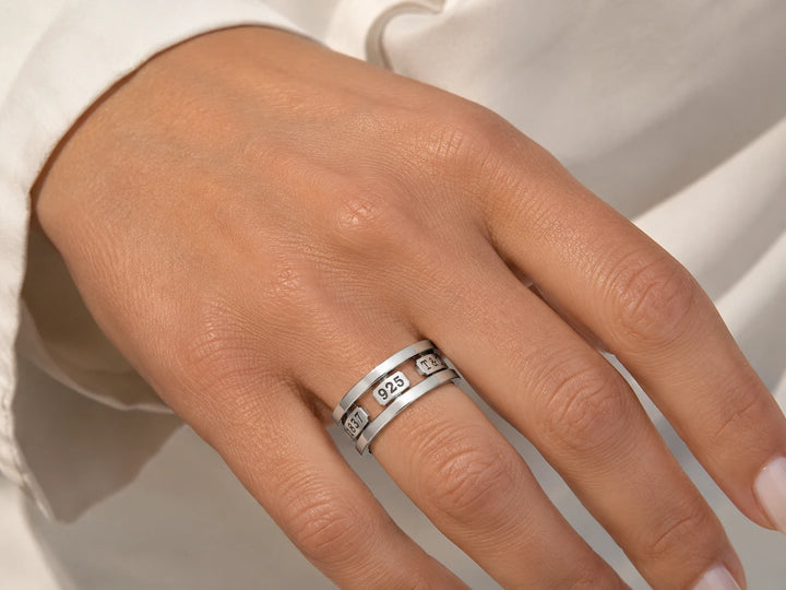Tiffany & Co. Bague 1837 argent