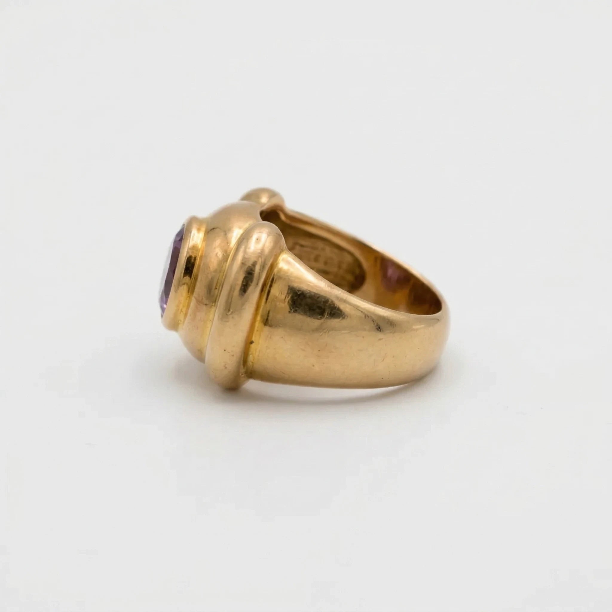 Poiray Bague Or jaune et Améthyste