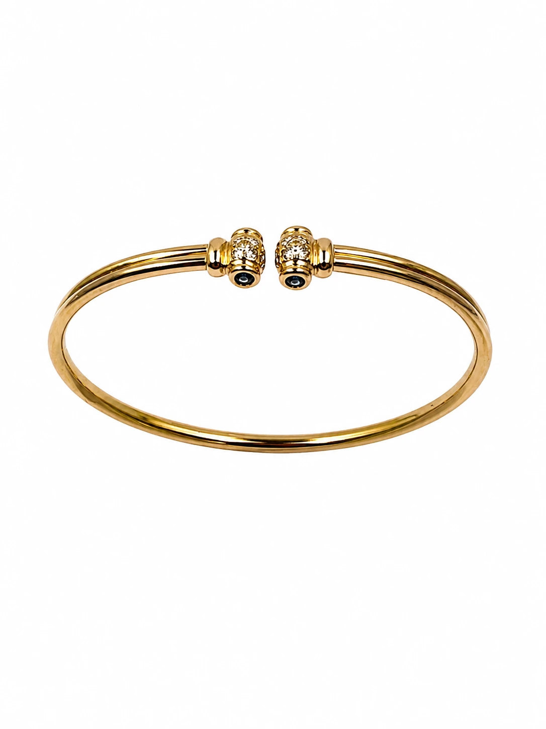 Cartier Bracelet or et Saphir