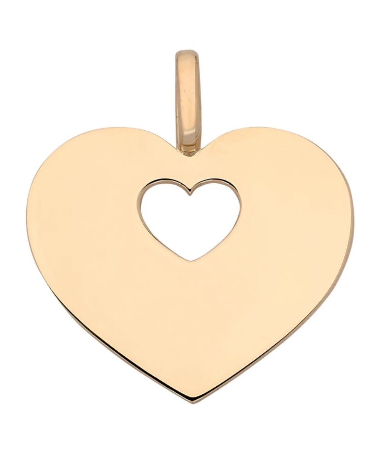 Poiray Pendentif Coeur secret or