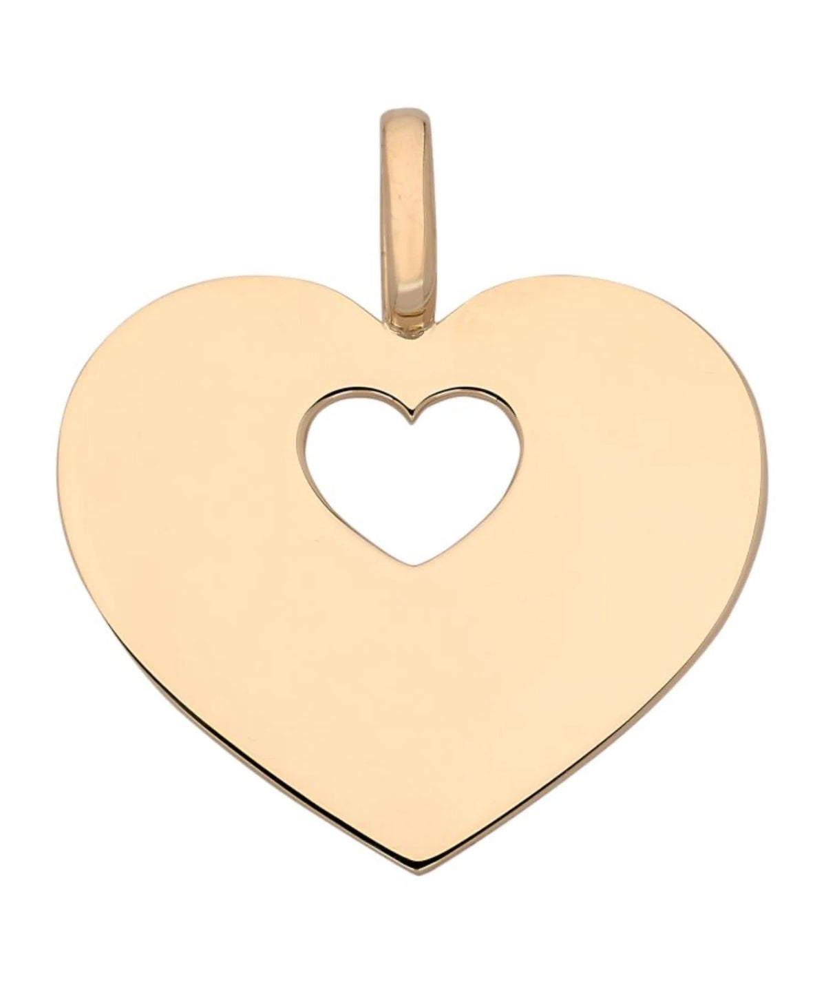 Poiray Pendentif Coeur secret or