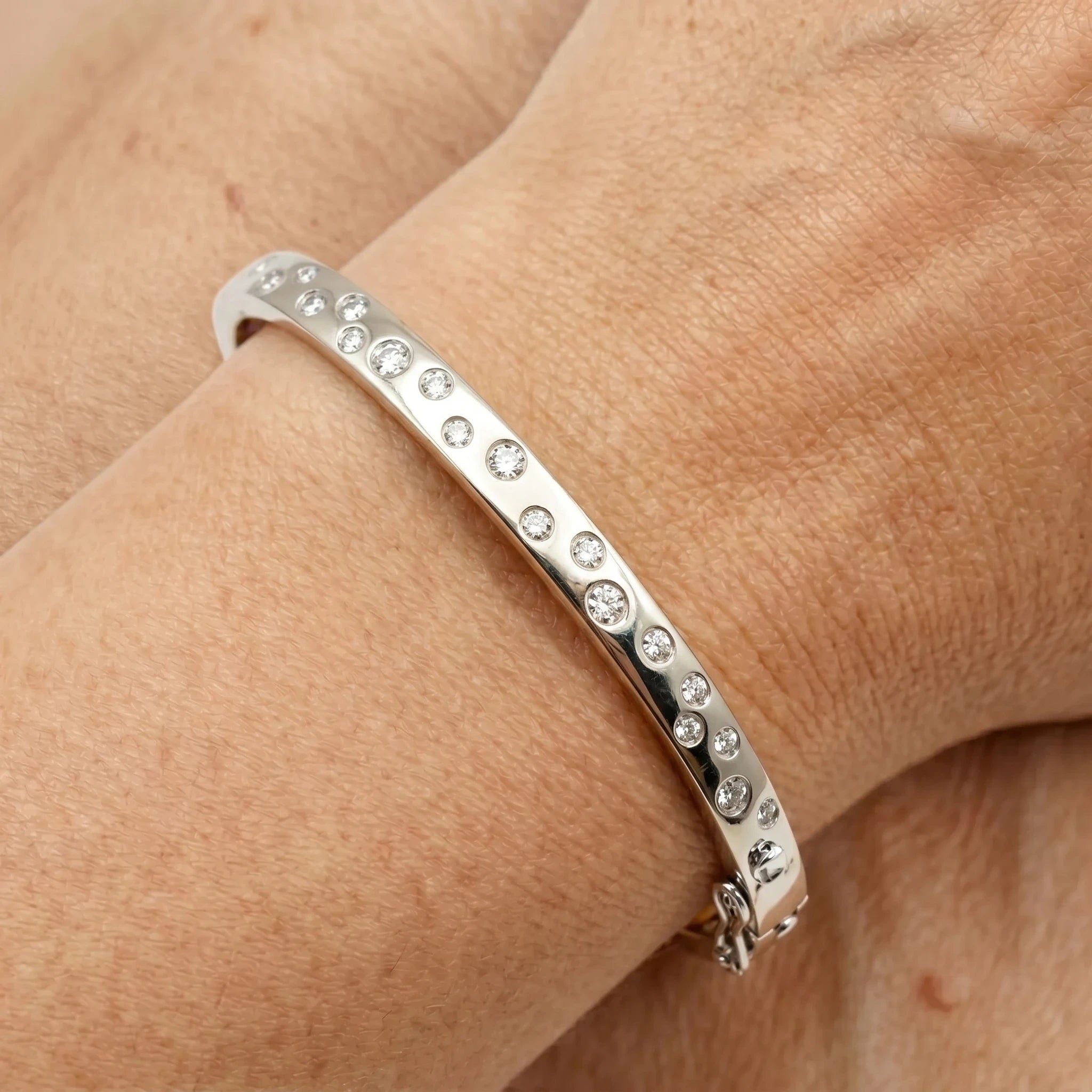 Bracelet Or blanc et Diamants