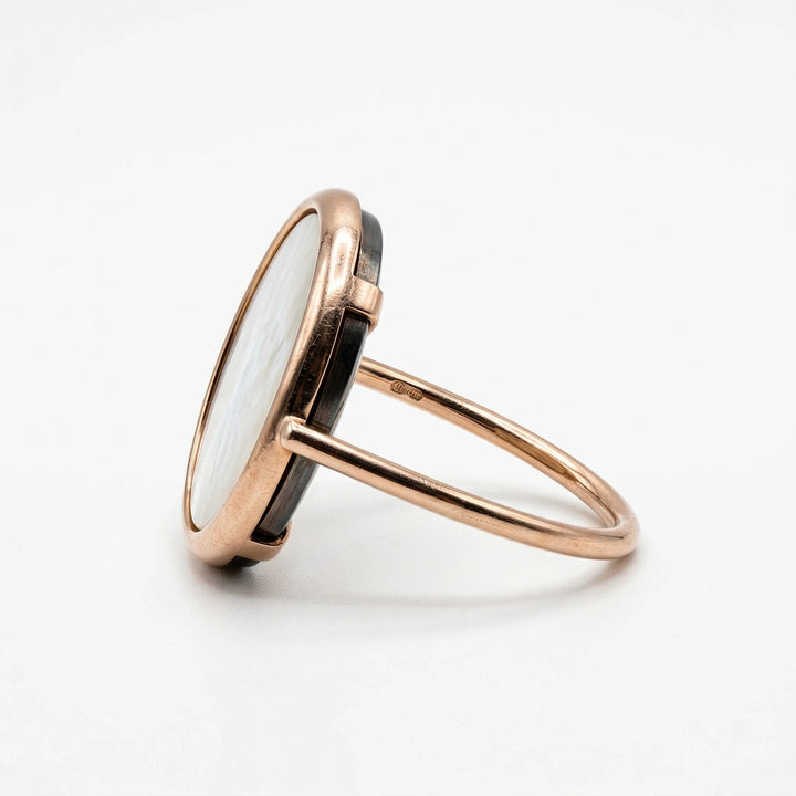 Ginette NY Bague or et Nacre